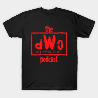 The dWo Podcast Wolfpack logo T-Shirt